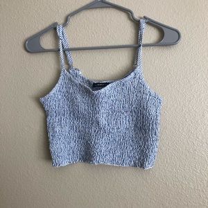 Striped Brandy Melville cropped tank